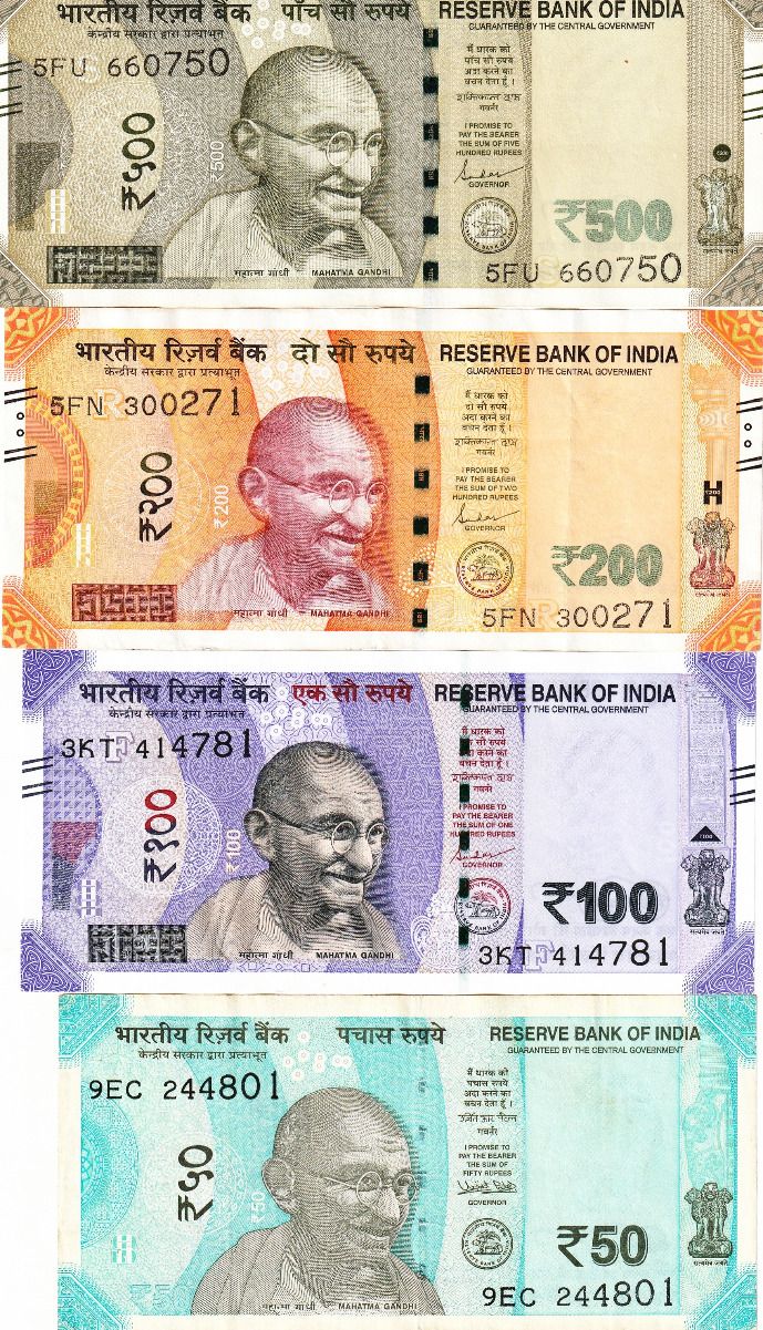 Indian Rupee Banknotes