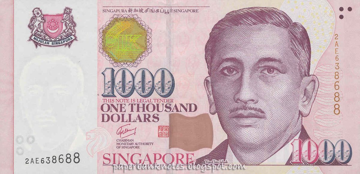Singapore Dollar Banknotes