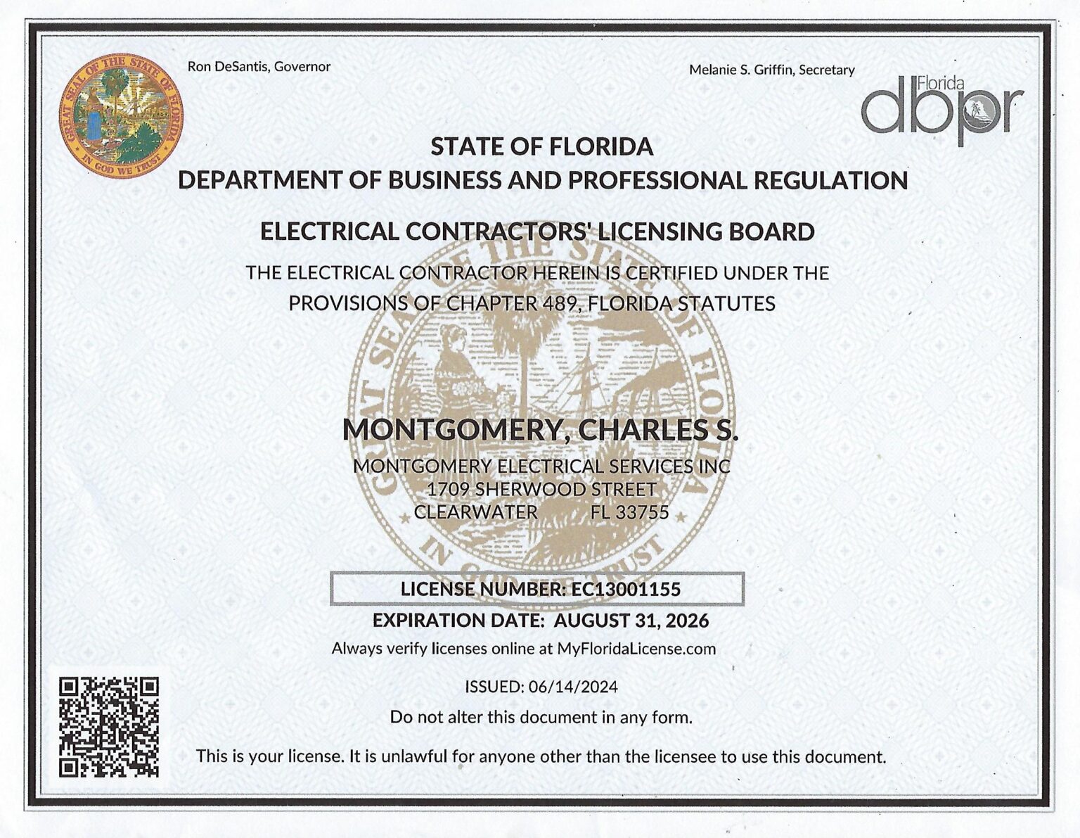 Electrician License