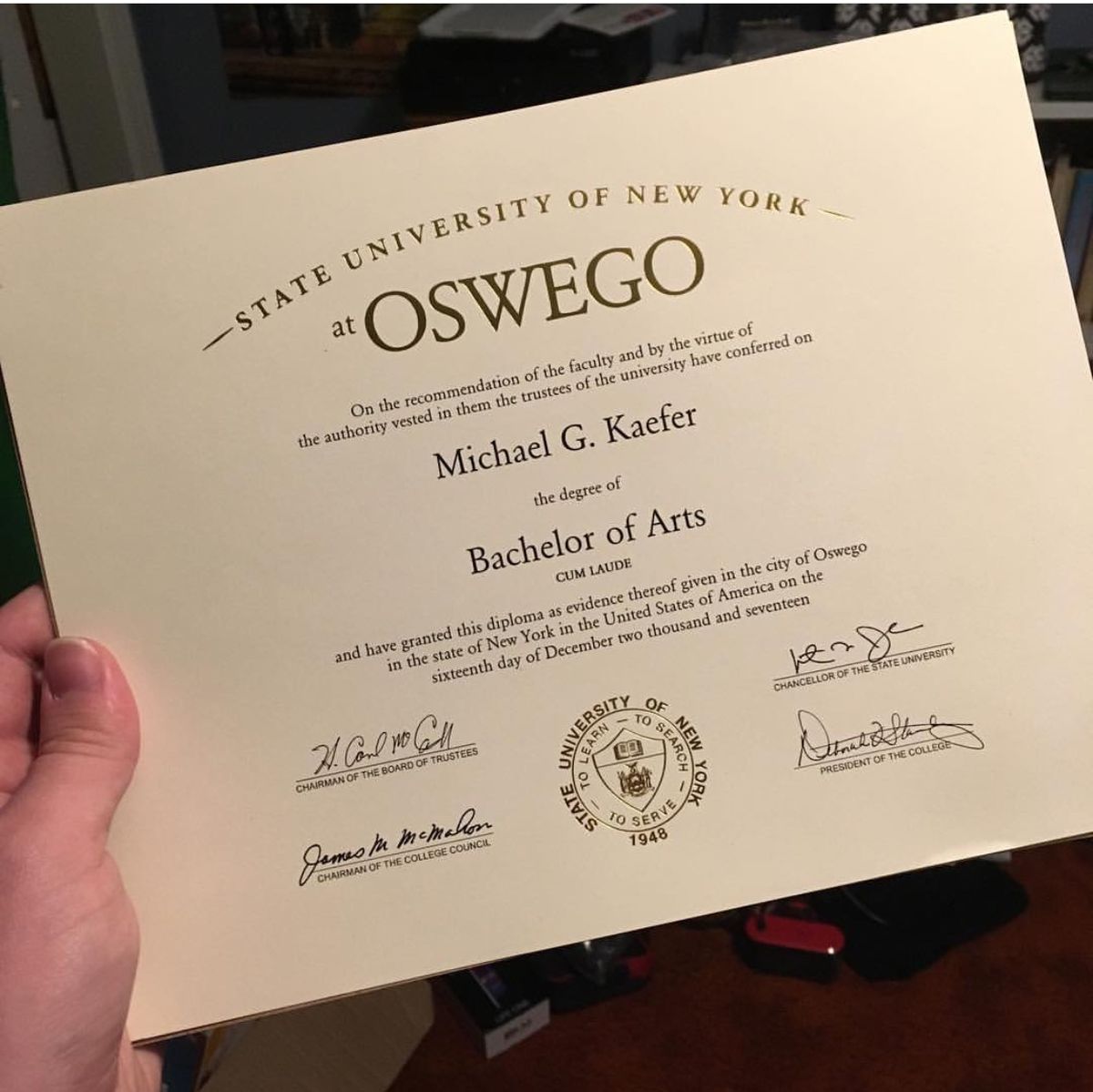 PhD/Doctorate Degree